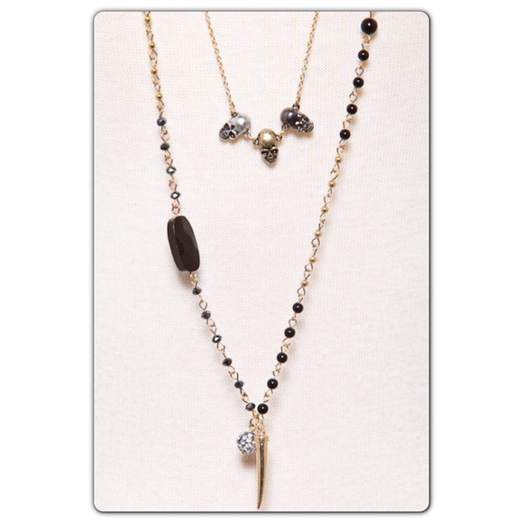 Long Layered Chain Necklace