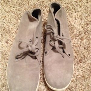 Men's size 12, gray Diesel chukkas. Worn once.