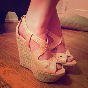 Platform wedge espadrilles