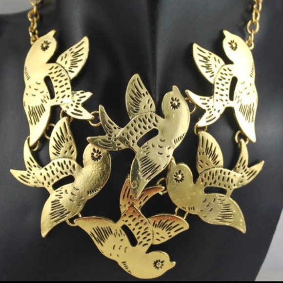 Gold Statement Necklace