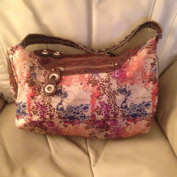 Jessica Simpson colorful Handbag