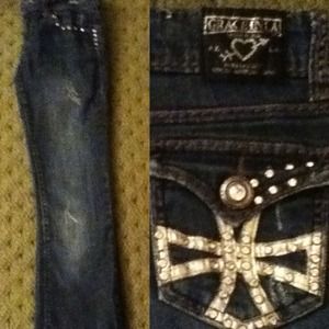 Grace in LA boot cut jeans-long