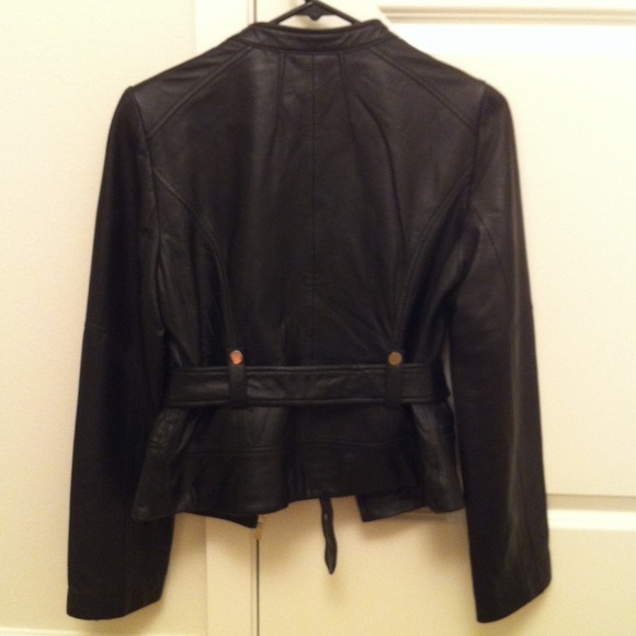 Black Leather Jacket - Picture 2 of 3