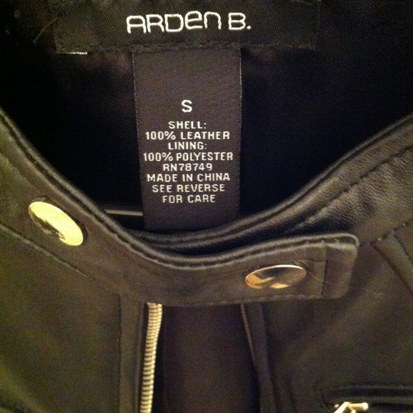 Black Leather Jacket - Picture 3 of 3