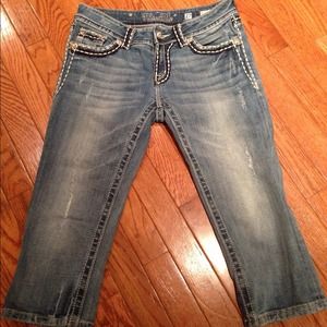 Miss me crop jeans size 27