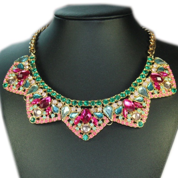 Multicolored Statement Necklace
