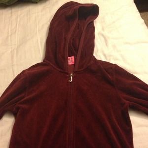 🌟 Juicy Couture zip up-burgundy