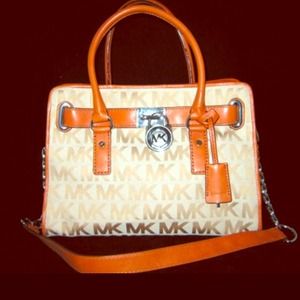 🚫SOLD🚫Auth Michael Kors Hamilton Satchel