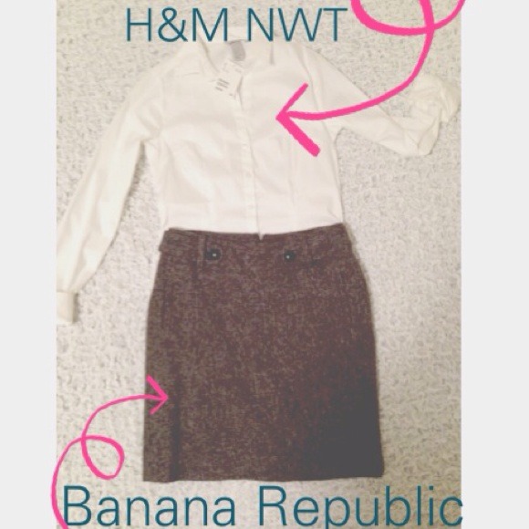 🚫SOLD in bundle🚫Banaba republic brown skirt