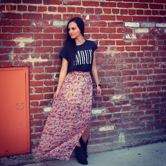 Floral Maxi Skirt **Reserved for @twinkletoes1800