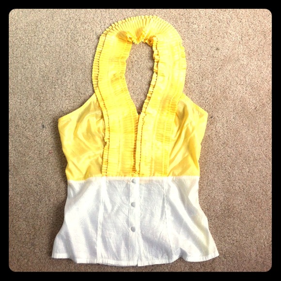 Yellow Halter Top