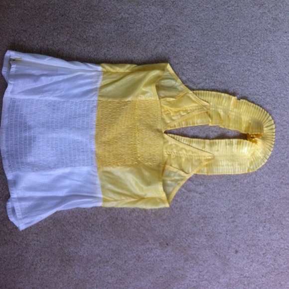 Yellow Halter Top - Picture 2 of 4