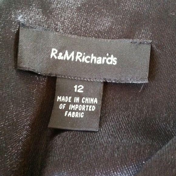 Size 12 Black Two Piece Dress - Picture 3 of 3