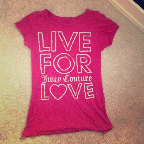 Juicy Couture pink shirt