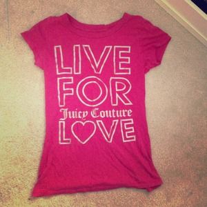 Juicy Couture pink shirt