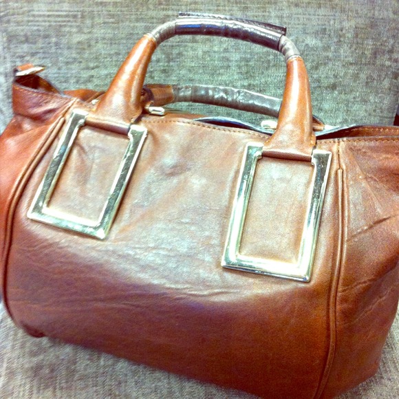 NEW Brown Italian Leather Bag