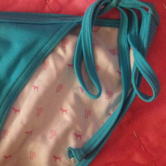 Victoria secret pink blue bathing suit - Picture 2 of 2