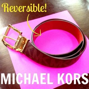 SALE! Reversible MICHAEL KORS Logo Belt