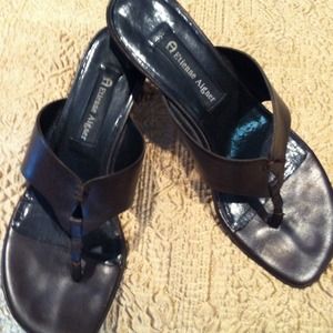 Etienne Aigner brown leather shoes