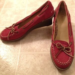 SOLD Sperry Wedges size 9.5