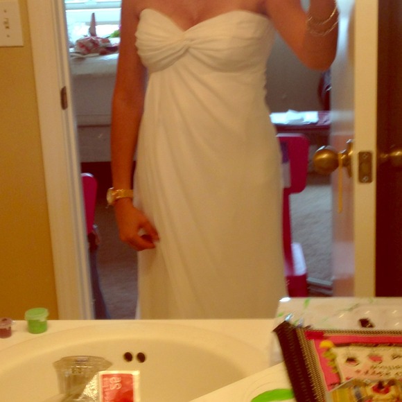 Wedding gown.