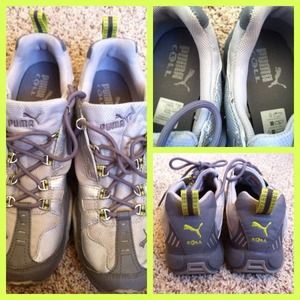 ❌SOLD❌Puma Cell Sz 9 in Gray & Yellow Neon Color