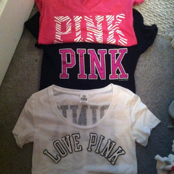 VS PINK Tee lot! ($16 each)