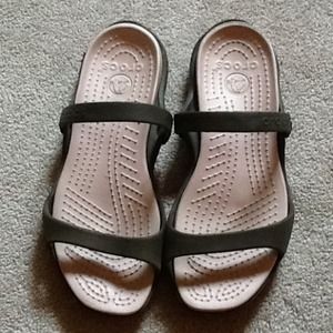 Croc sandals