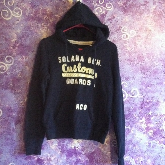Hollister navy blue hoodie