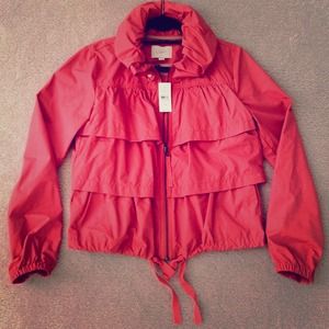 NWT LOFT Orange Lightweight Spring Jacket