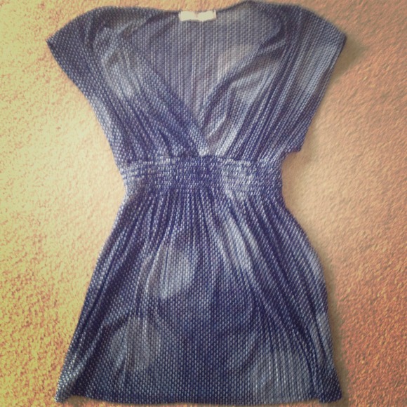 🚫 TRADED CHARLOTTE RUSSE SHEER BLUE TOP🚫