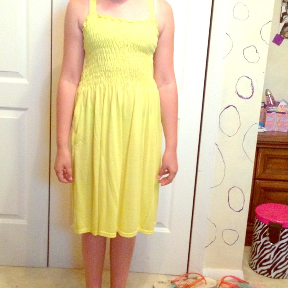 Yellow sun dress