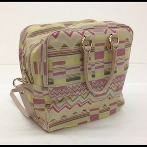 M by Missoni Multi-Colored ZigZag Tote