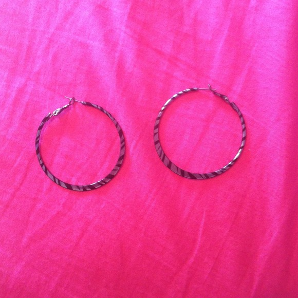 Zebra Earrings