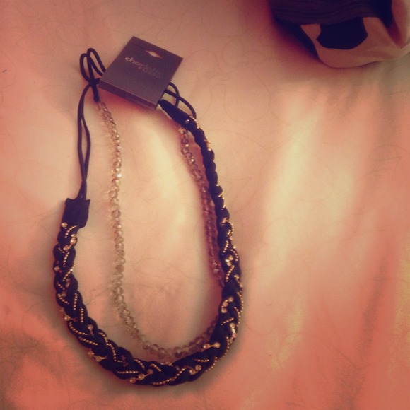 Black and gold hair band - Picture 1 of 1