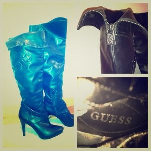 Knee high Guess boots