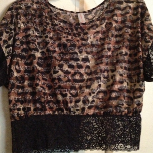 Cheetah blouse