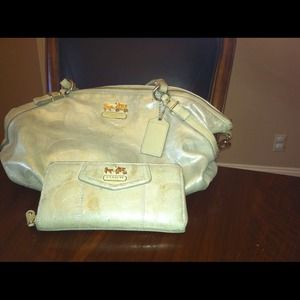 Authentic Coach bag and wallet