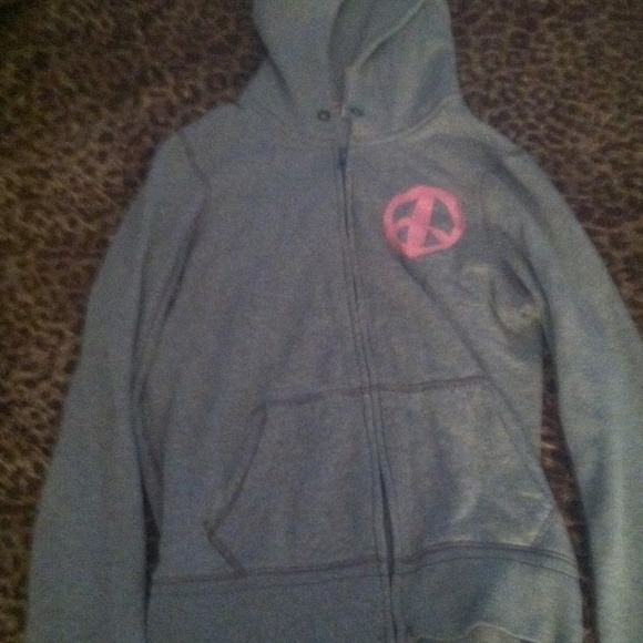 Victoria's secret pink zipup hoodie - Picture 2 of 2