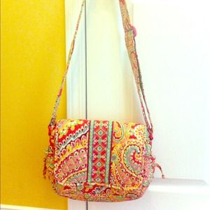 Pink Vera Bradley Cross-Body Bag