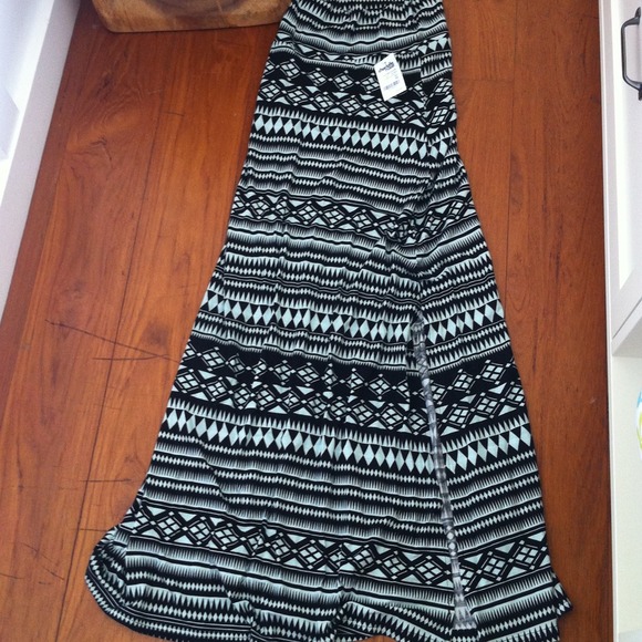 Tribal maxi skirt
