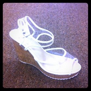 Brand new white and clean wedges