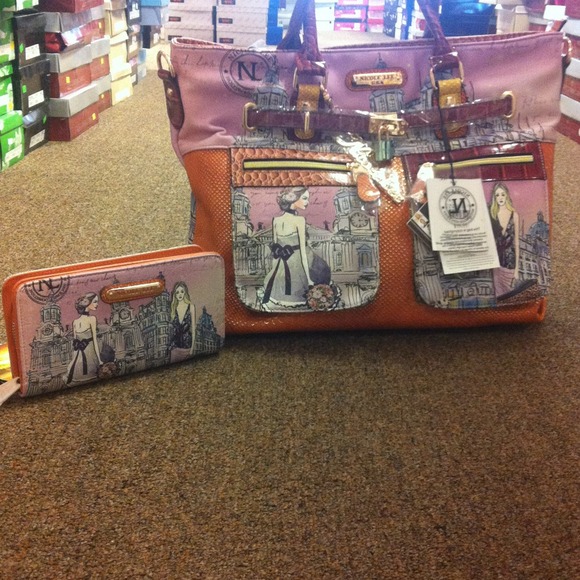 Brand new Nicole Lee bag and wallet