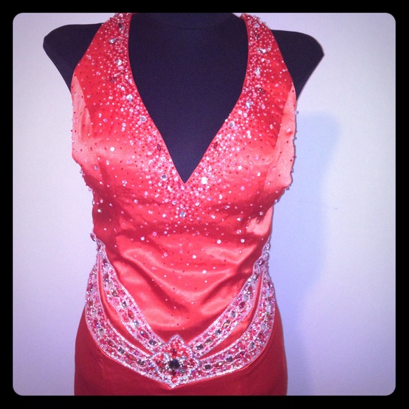 ❤Gorgeous red/orange formal dress ❤