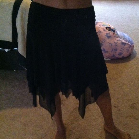 Black skirt