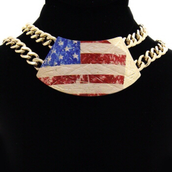 Flag necklace