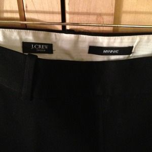 J.Crew Minnie pant in black. Size 0.