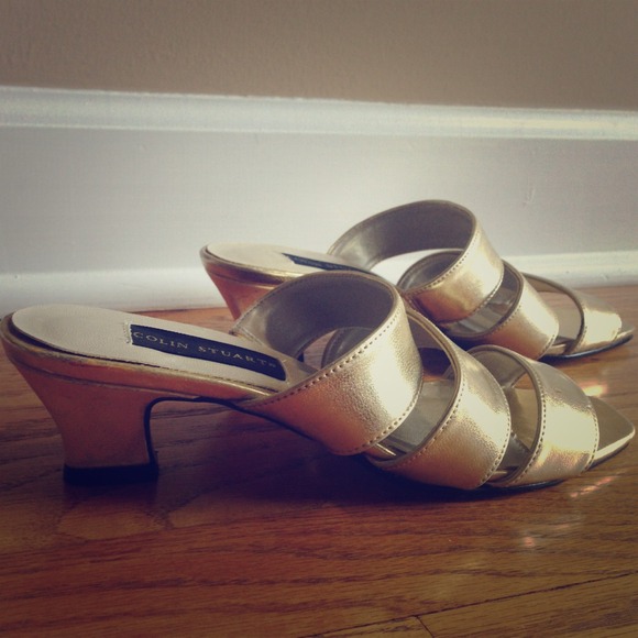 Gorgeous metallic heels