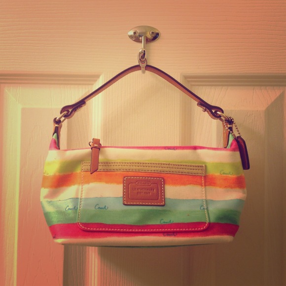 Colorful Coach handbag