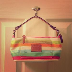 Colorful Coach handbag